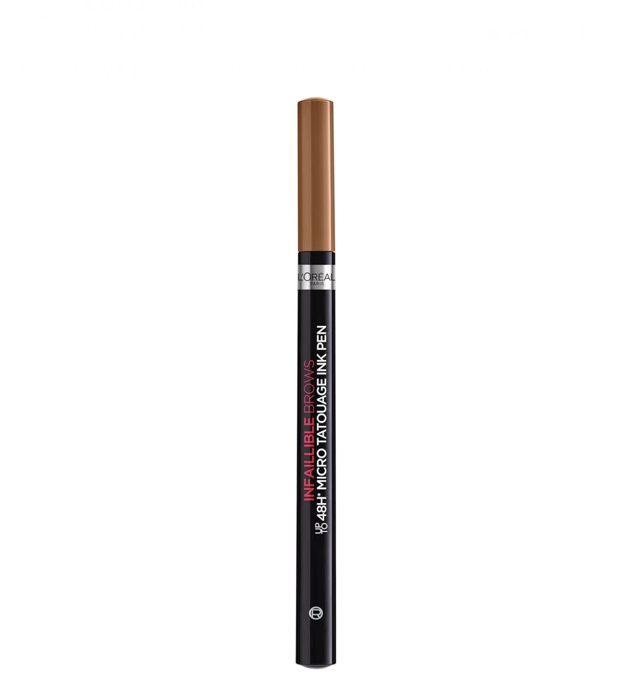 Feutre Sourcils L'Oréal Infaillible Brows Micro Tatouage Ink Pen 48H – N°6.32 Auburn