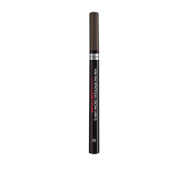 Feutre Sourcils L'Oréal Infaillible Brows Micro Tatouage Ink Pen 48H – N°1.0 Ebony
